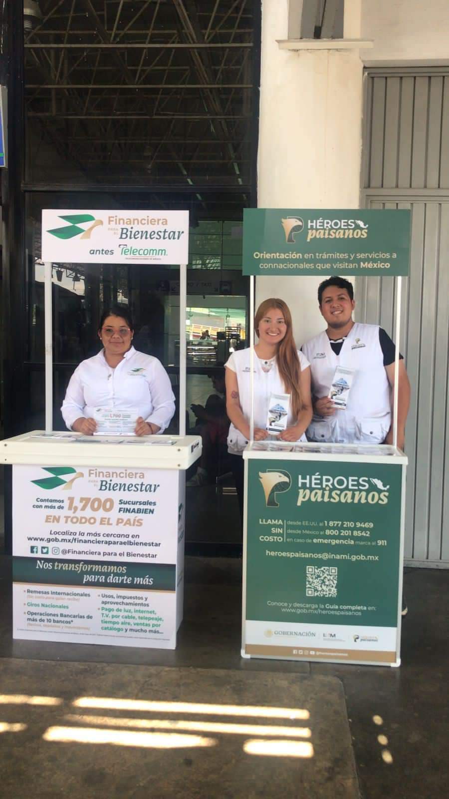 Participación de Financiera para el Bienestar San Luis Potosí, en el programa Héroes Paisanos 2023